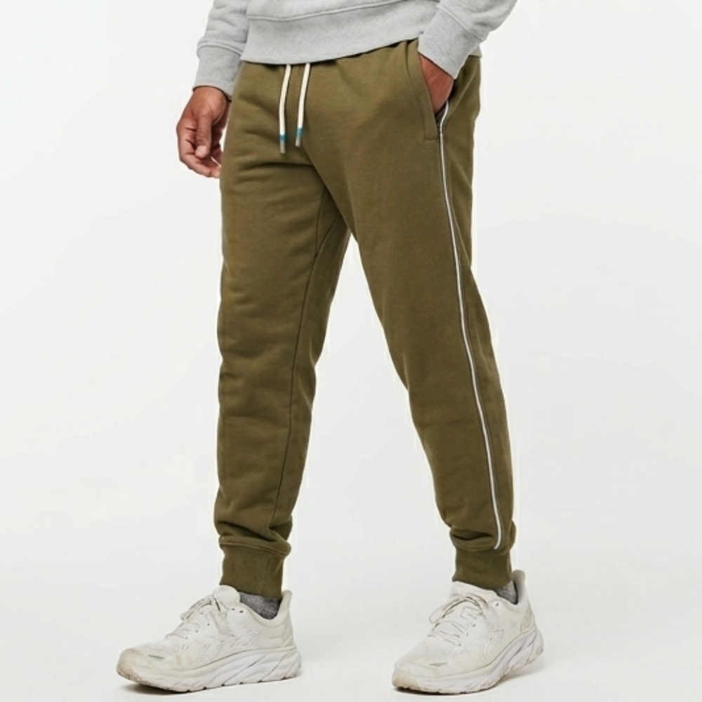 Cotopaxi Men's Do Good Joggers in Olive Green Organic Cotton M